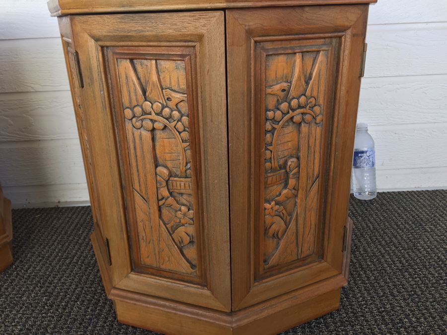 Carved Asian Drum Tables [Photo 15]