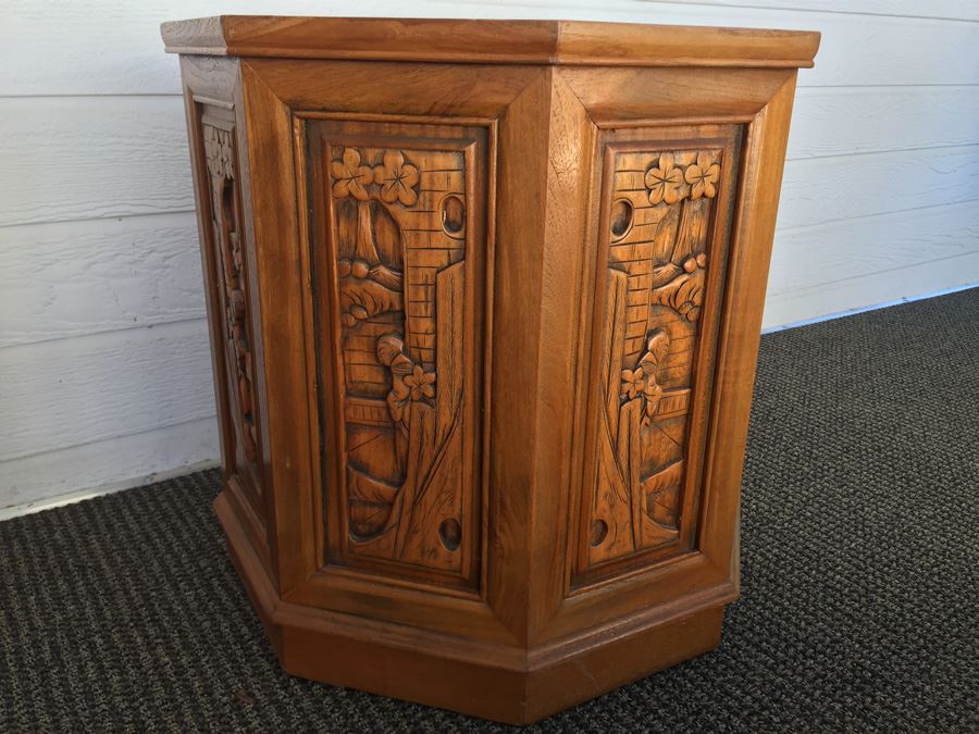 Carved Asian Drum Tables [Photo 20]