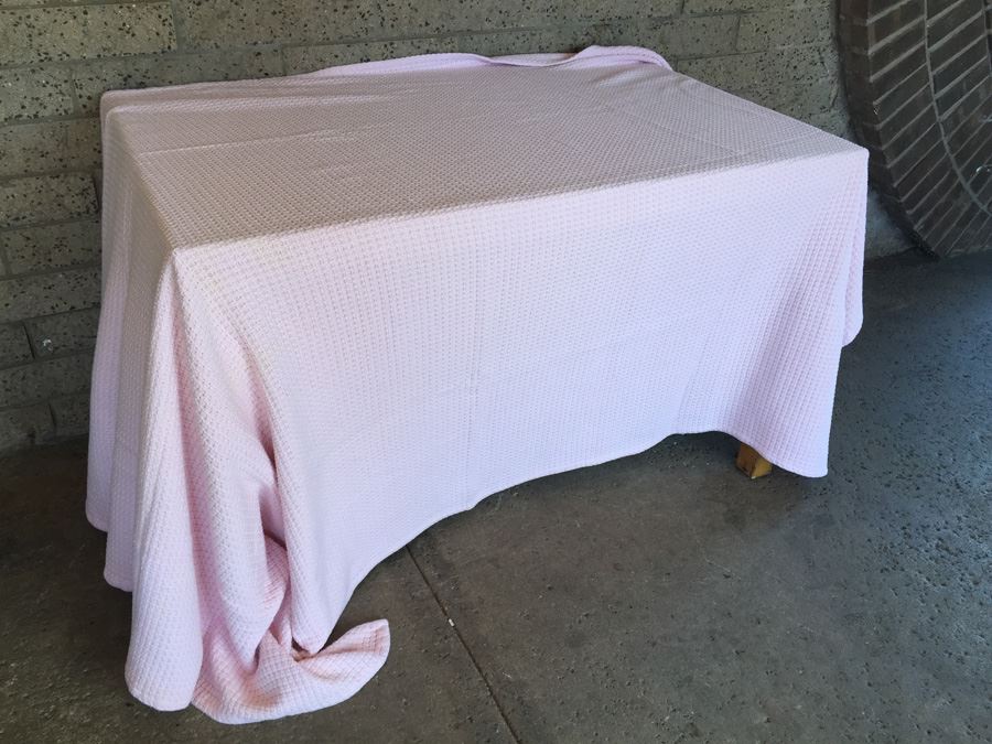 Pair Of Pink Pottery Barn Kids Blanket