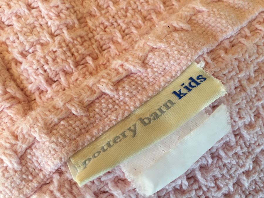 Pair Of Pink Pottery Barn Kids Blanket [Photo 2]