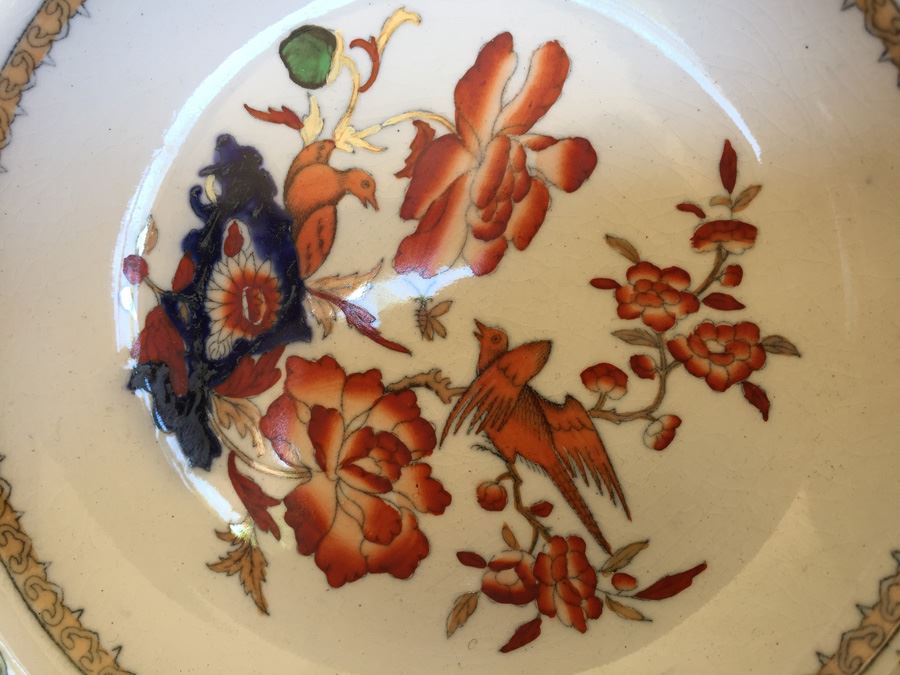 Pair Of Vintage English Plates - Wood & Sons [Photo 6]