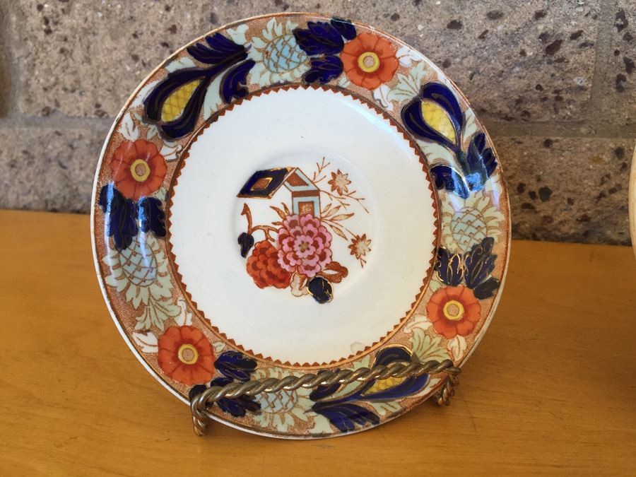 Pair Of Vintage English Plates - Wood & Sons [Photo 2]