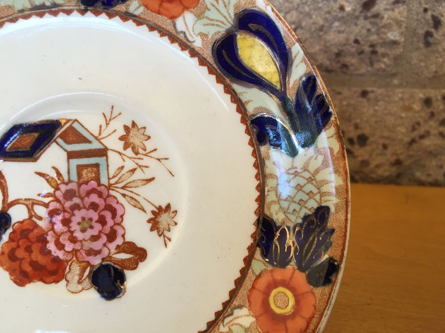 Pair Of Vintage English Plates - Wood & Sons [Photo 4]