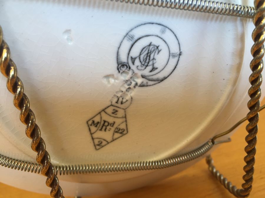 Pair Of Vintage English Plates - Wood & Sons [Photo 9]