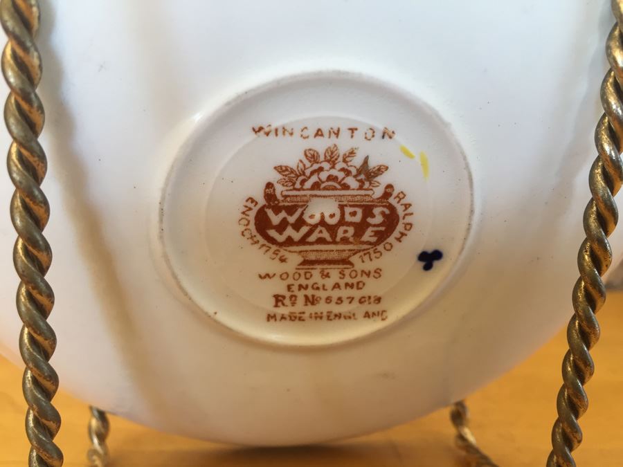 Pair Of Vintage English Plates - Wood & Sons [Photo 10]