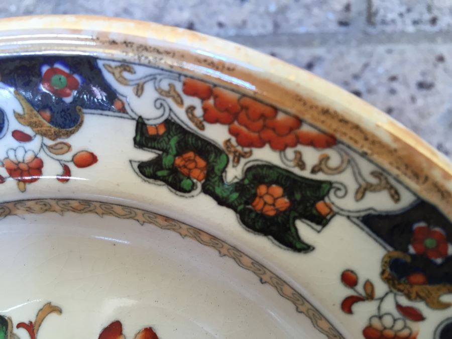 Pair Of Vintage English Plates - Wood & Sons [Photo 7]