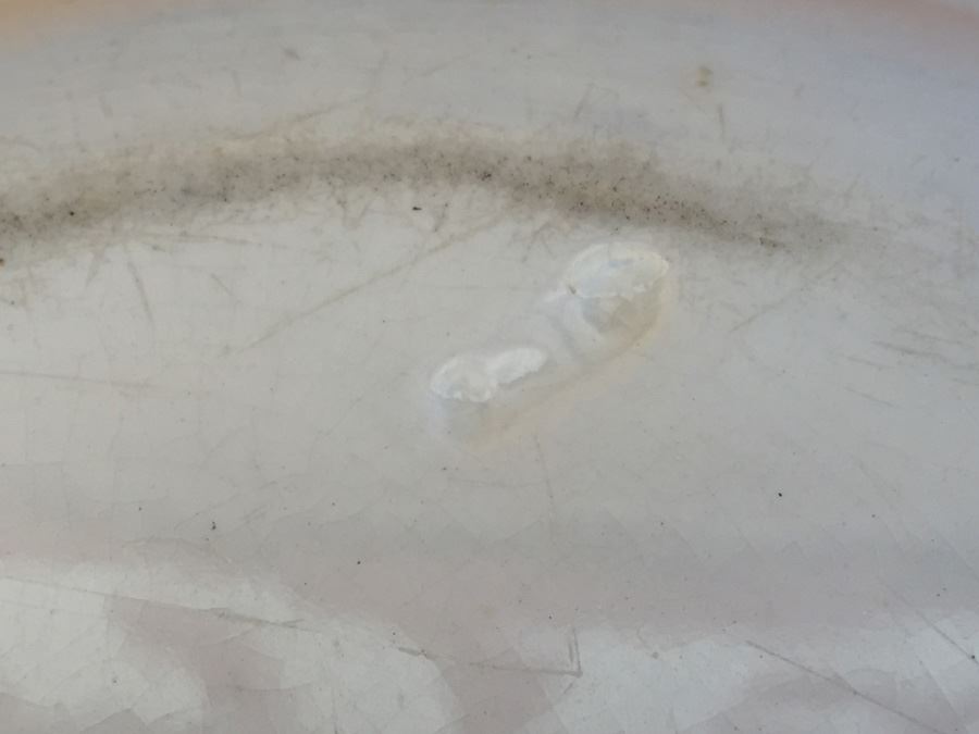 Watteau Staffordshire #555592 England Flow Blue Serving Platter [Photo 18]