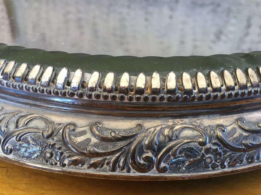 Antique Van Bergh Mirrored Vanity Plateau [Photo 4]