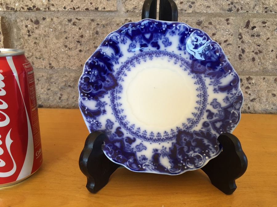 Florida Flow Blue England Plate [Photo 1]