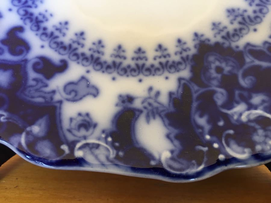 Florida Flow Blue England Plate [Photo 5]