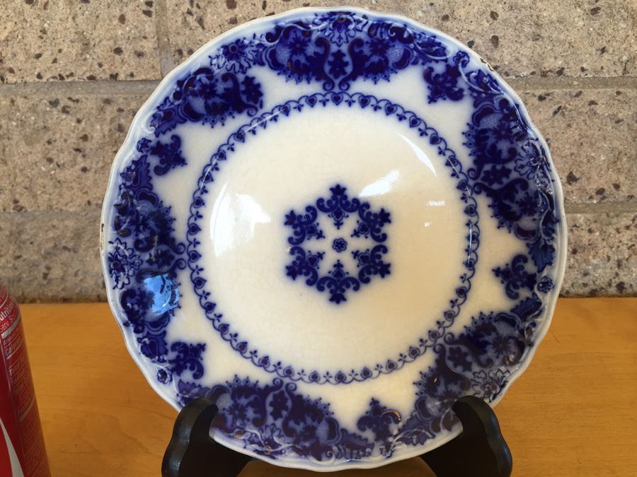 Johnson Bros. Albany England Flow Blue Plate [Photo 2]