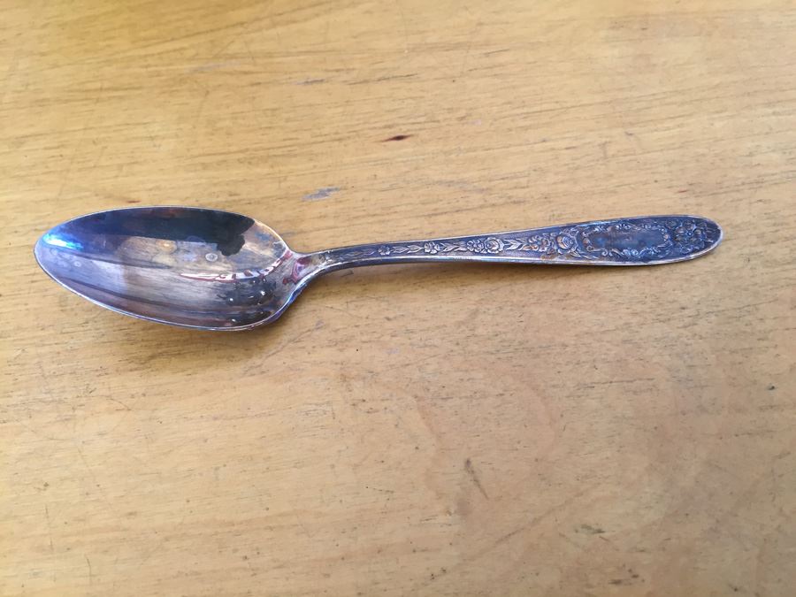 Vintage Silver Sheffield Plate Sugar Bowl and Spoon Holder With Bird Top And Spoons [Photo 11]