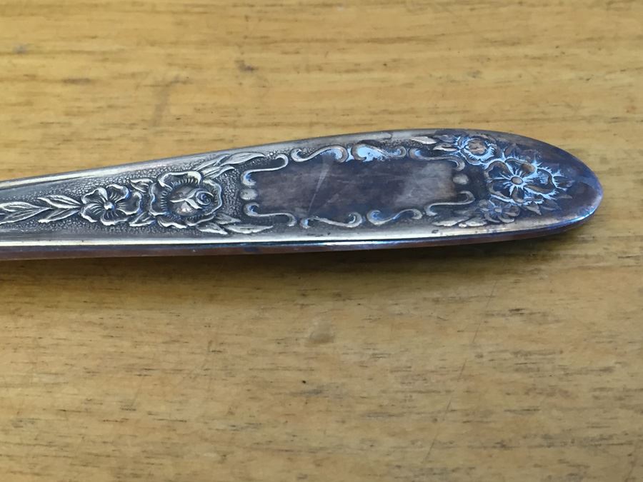 Vintage Silver Sheffield Plate Sugar Bowl and Spoon Holder With Bird Top And Spoons [Photo 14]