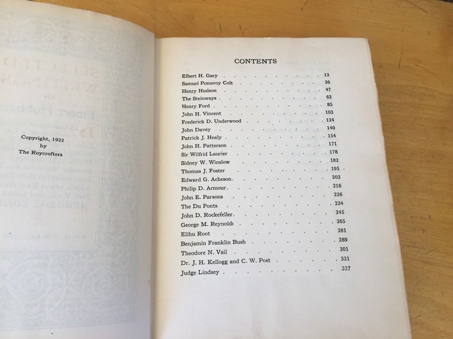 Set Of Leather Bound Books Select Writings Of Elbert Hubbard [Photo 8]