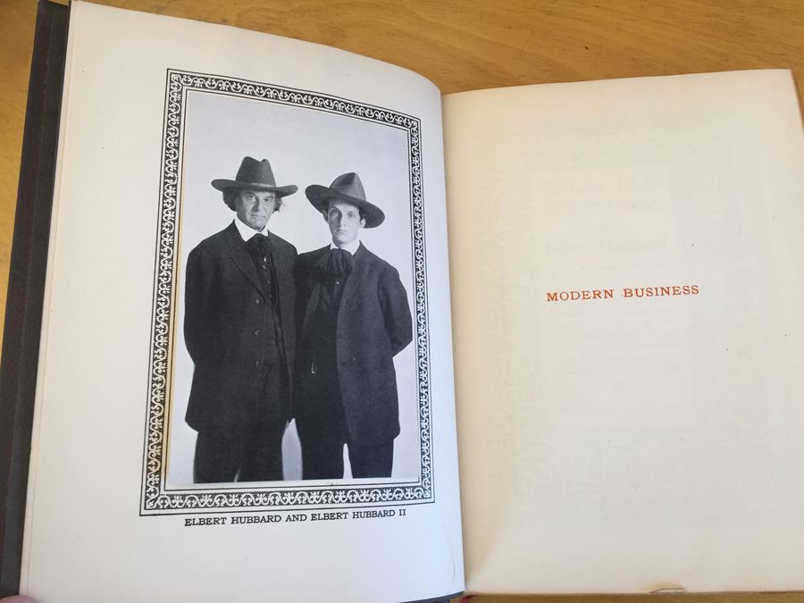 Set Of Leather Bound Books Select Writings Of Elbert Hubbard [Photo 30]