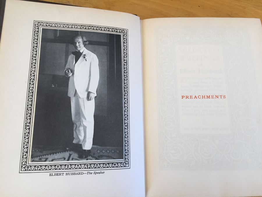 Set Of Leather Bound Books Select Writings Of Elbert Hubbard [Photo 29]