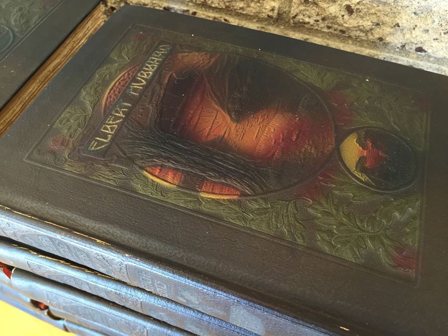 Set Of Leather Bound Books Select Writings Of Elbert Hubbard [Photo 4]