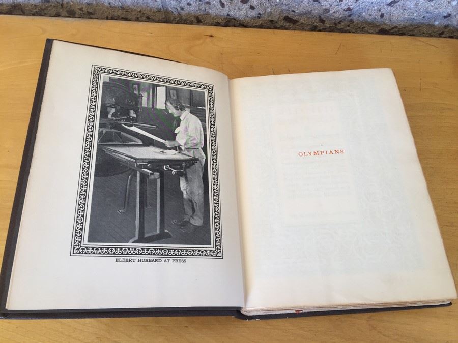 Set Of Leather Bound Books Select Writings Of Elbert Hubbard [Photo 5]