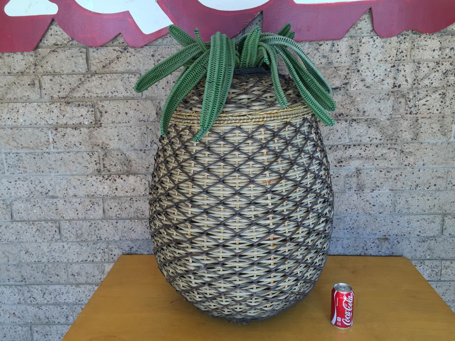 Large Woven Synthetic Basket