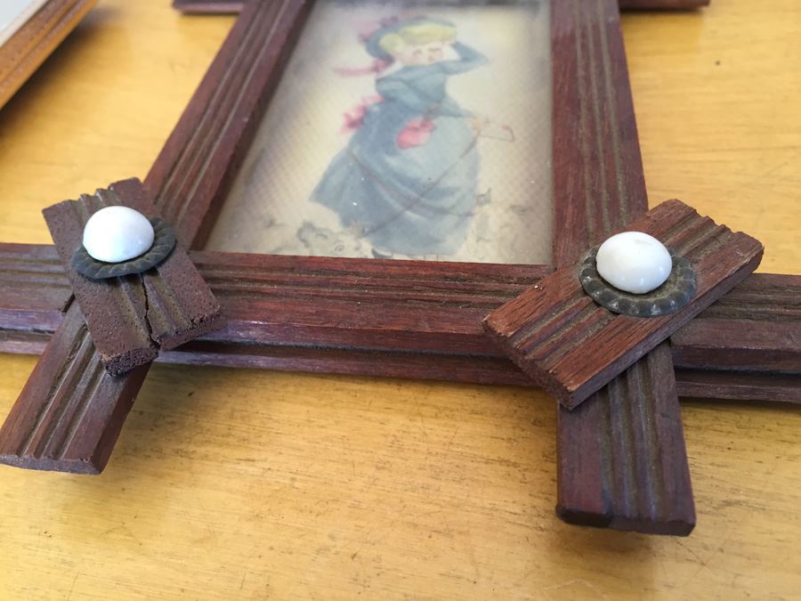Small Picture Frame Lot With Wooden Box [Photo 11]