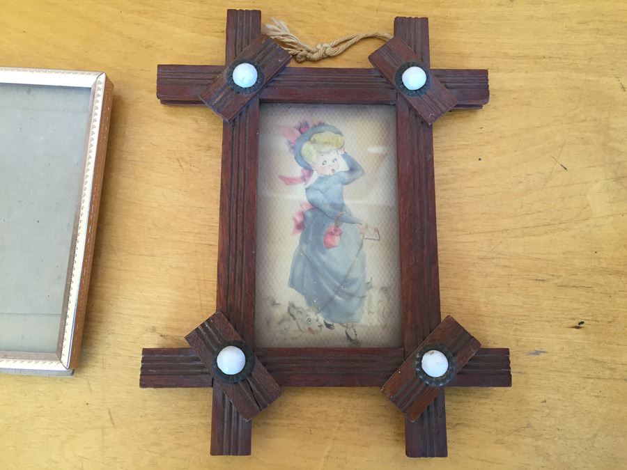 Small Picture Frame Lot With Wooden Box [Photo 10]