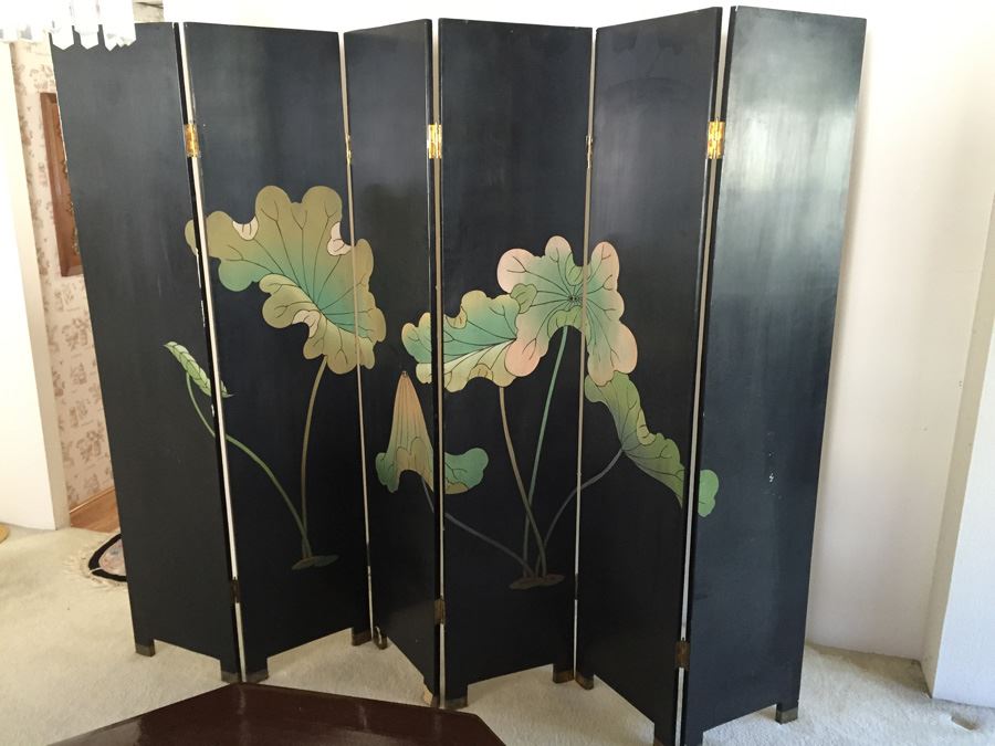 Large Double-Sided 6-Panel Asian Screen [Photo 18]