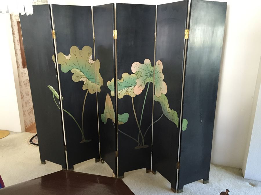 Large Double-Sided 6-Panel Asian Screen [Photo 3]