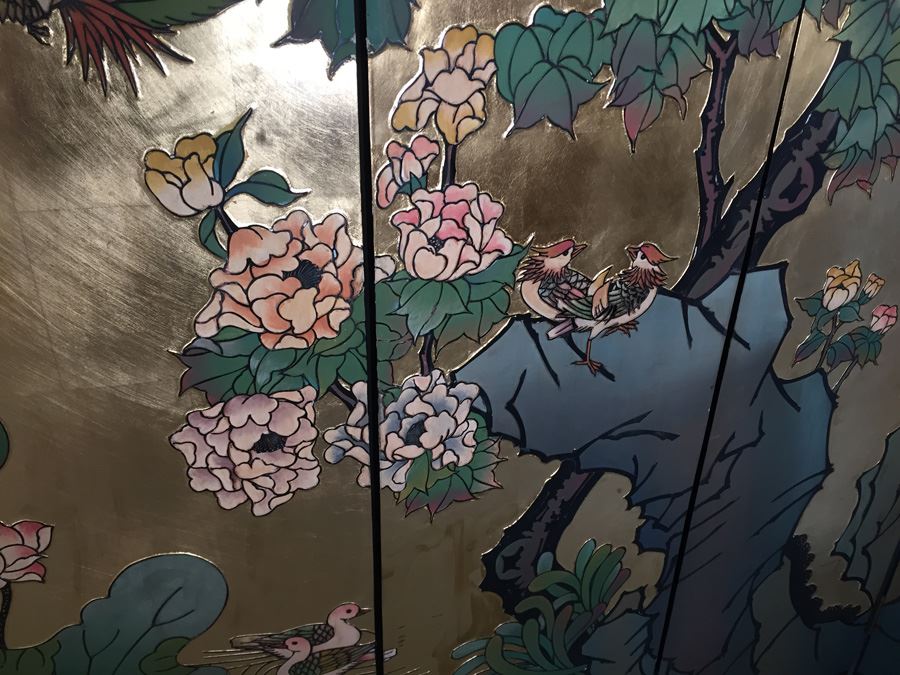 Large Double-Sided 6-Panel Asian Screen [Photo 7]