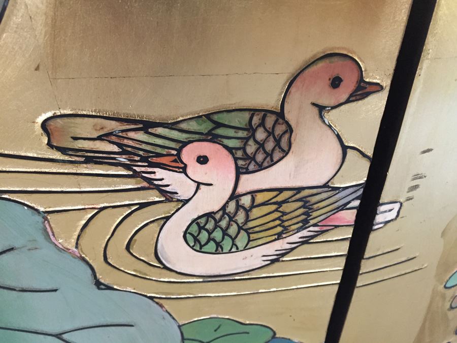 Large Double-Sided 6-Panel Asian Screen [Photo 14]