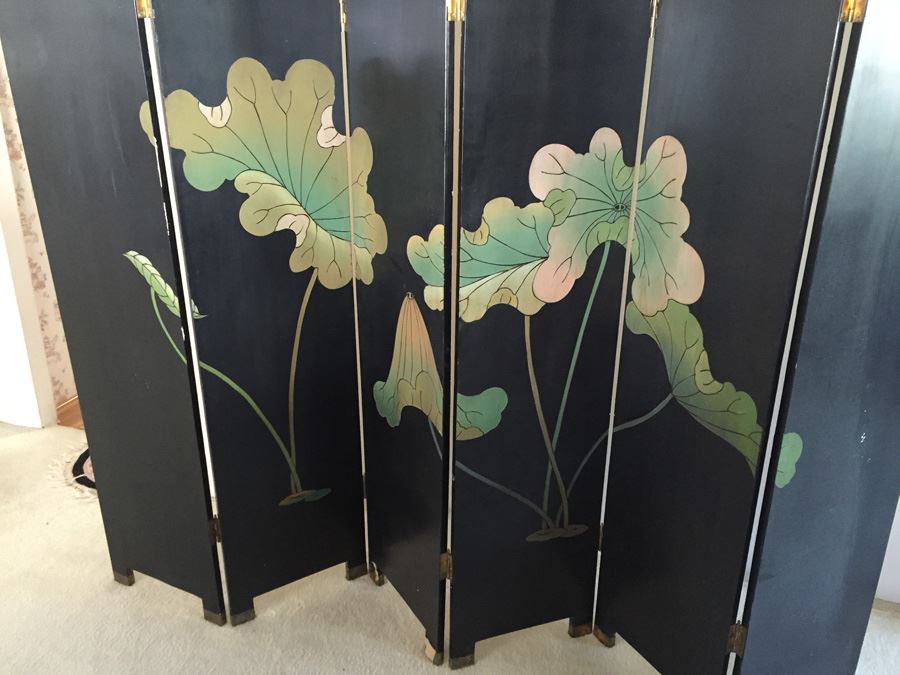 Large Double-Sided 6-Panel Asian Screen [Photo 19]