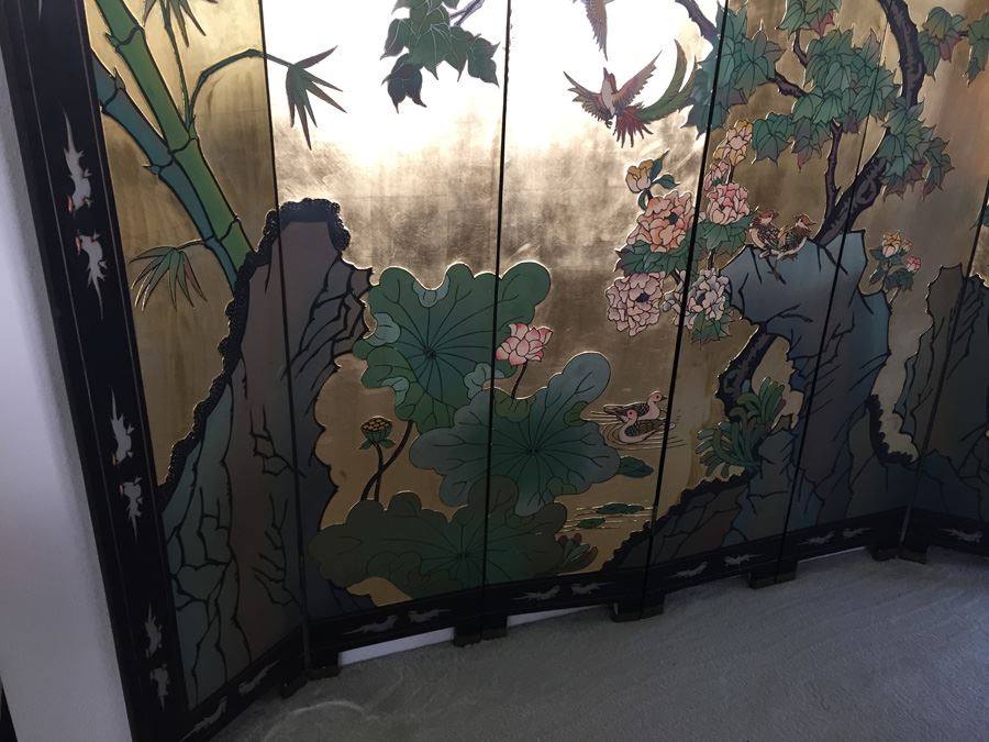 Large Double-Sided 6-Panel Asian Screen [Photo 4]