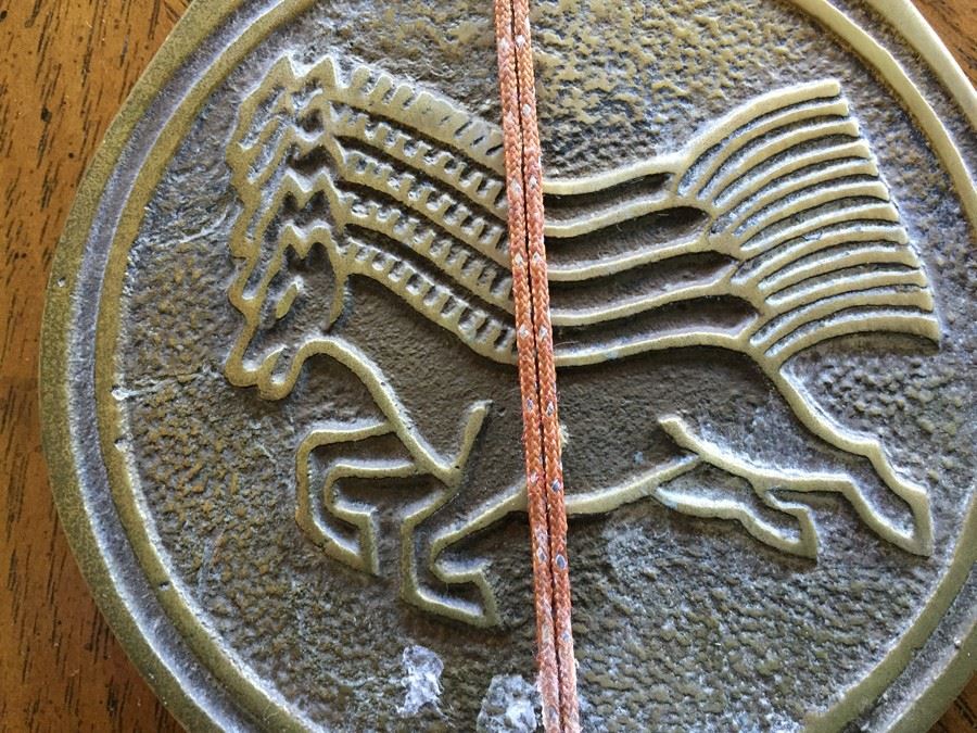 Vintage Chinese Medallion With Horses And Tassles [Photo 8]