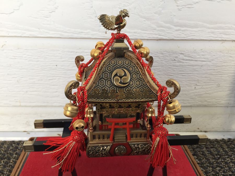 Metal Japanese Shrine Replica Model (MIKOSHI) [Photo 4]