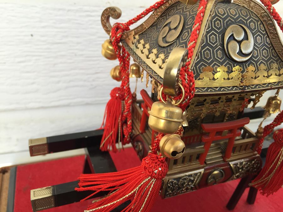 Metal Japanese Shrine Replica Model (MIKOSHI) [Photo 7]