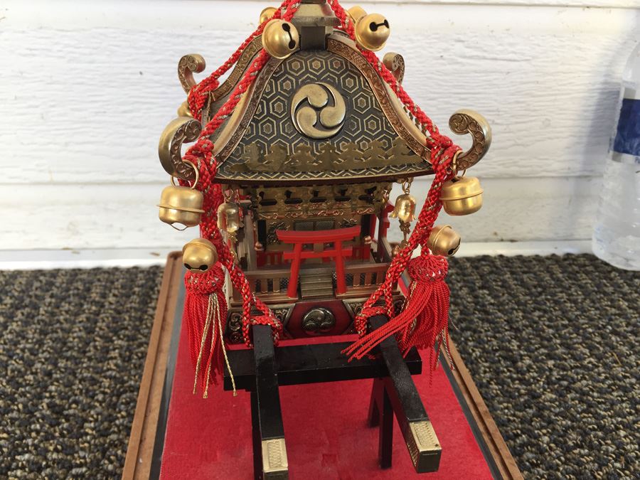 Metal Japanese Shrine Replica Model (MIKOSHI) [Photo 10]