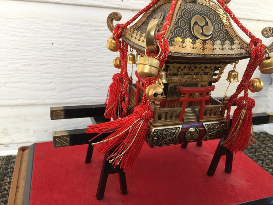 Metal Japanese Shrine Replica Model (MIKOSHI) [Photo 8]