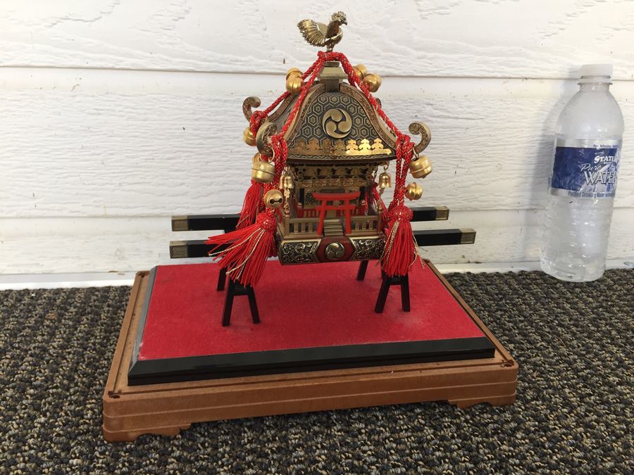 Metal Japanese Shrine Replica Model (MIKOSHI) [Photo 9]