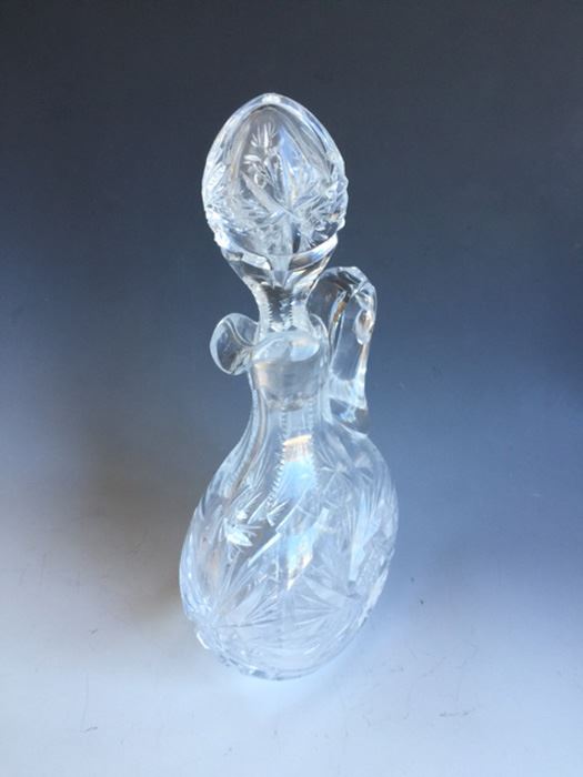 Cut Glass Pitcher With Stopper [Photo 2]