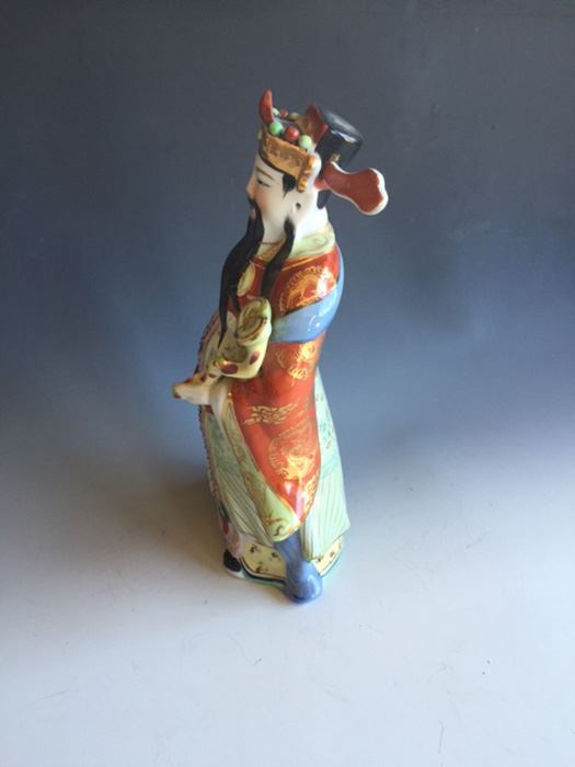 Large Asian Hand Painted Figurine [Photo 4]