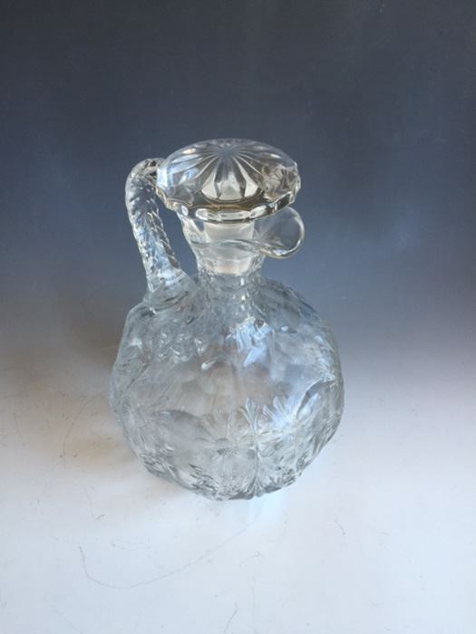 Cut Glass Pitcher With Stopper [Photo 2]