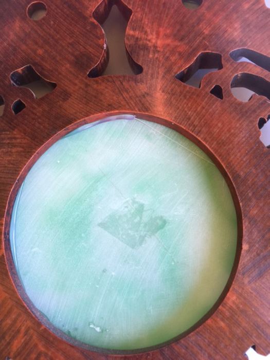 Pair Of Chinese Knotting Faux Jade & Faux Wood Wall Hanging Plaque [Photo 6]