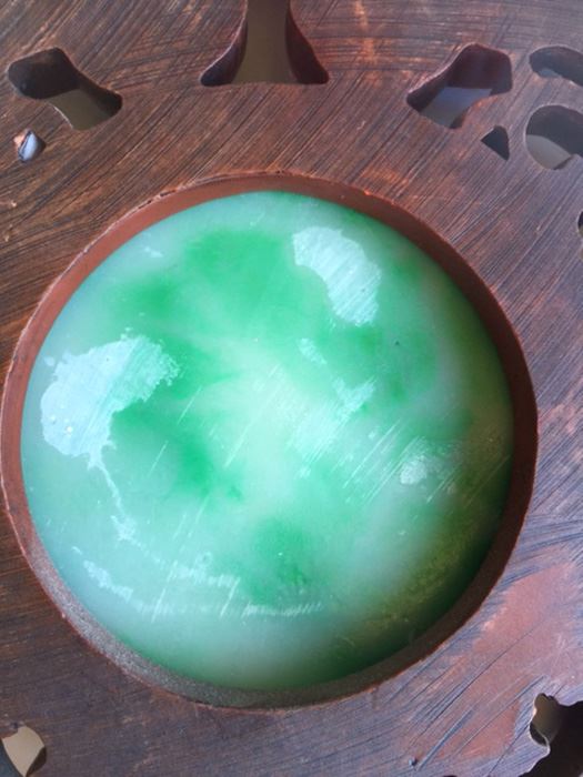 Pair Of Chinese Knotting Faux Jade & Faux Wood Wall Hanging Plaque [Photo 7]