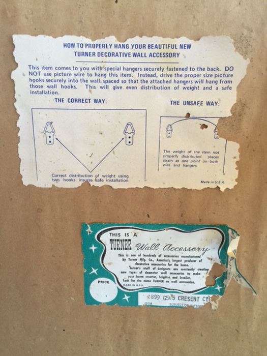 Framed Mid-Century American Crescent Cycles Print [Photo 3]