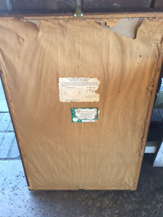 Framed Mid-Century American Crescent Cycles Print [Photo 2]