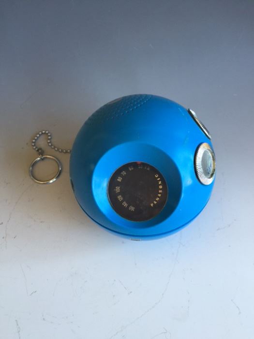Blue Panasonic Panapet Spherical Radio [Photo 1]