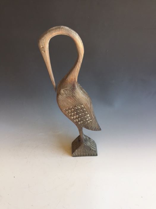 Carved Wooden Bird Statue [Photo 1]