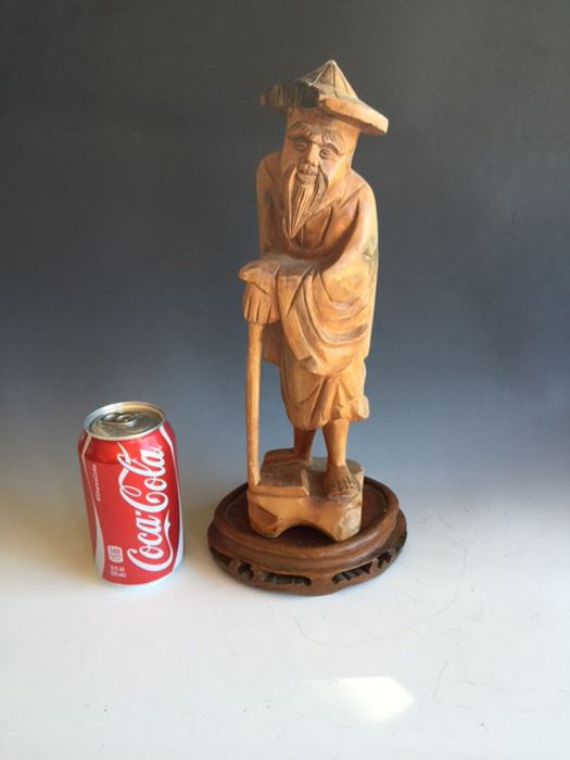 Wood Carving Of Chinese Elder [Photo 5]