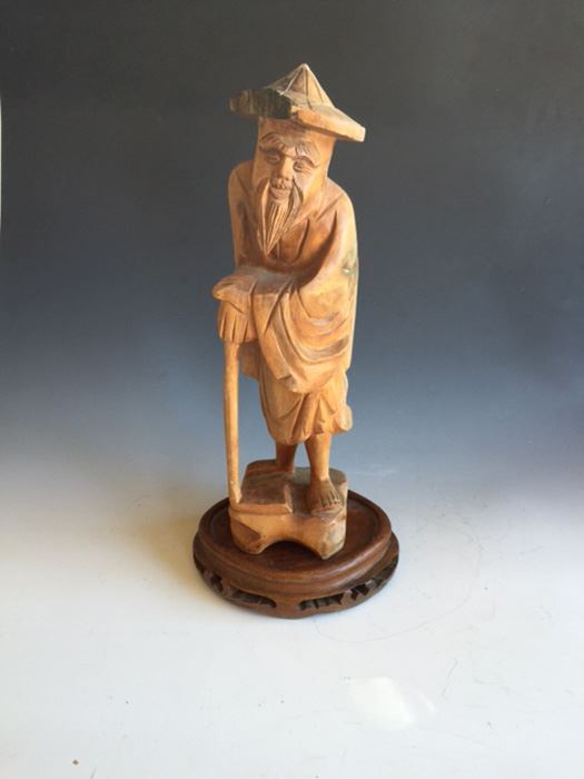 Wood Carving Of Chinese Elder [Photo 1]