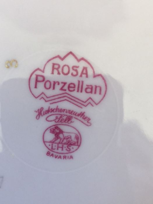 Hand Painted Bavaria Plate Lot (5 Plates) [Photo 7]