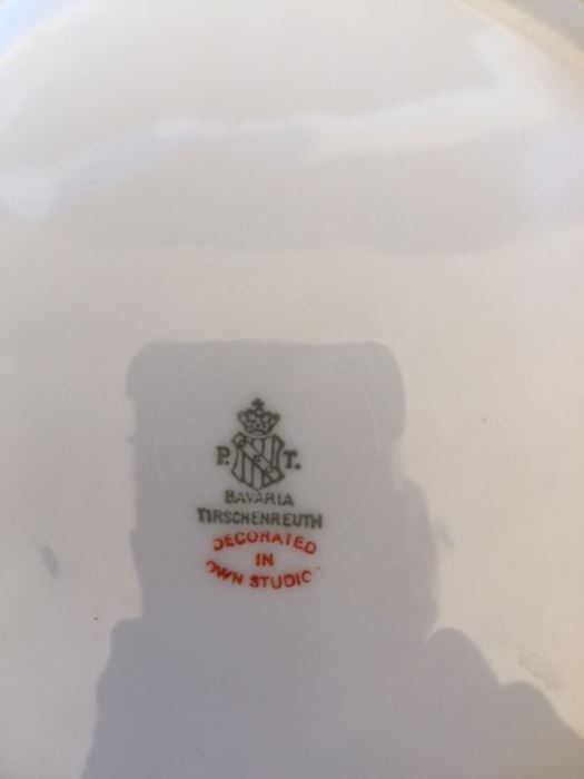 Hand Painted Bavaria Plate Lot (5 Plates) [Photo 10]